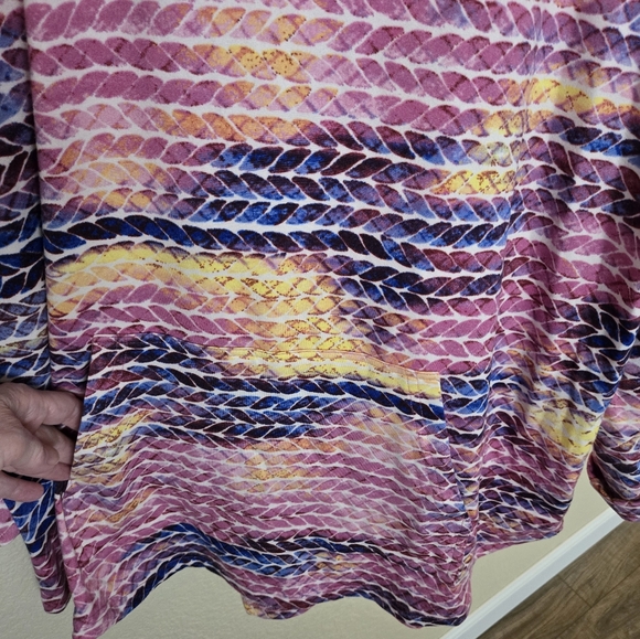 Lularoe Amber Hooded Sweatshirt, XL - Picture 3 of 4